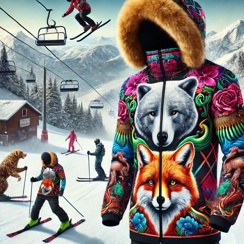 WildCoat craftsman working on a premium fur coat