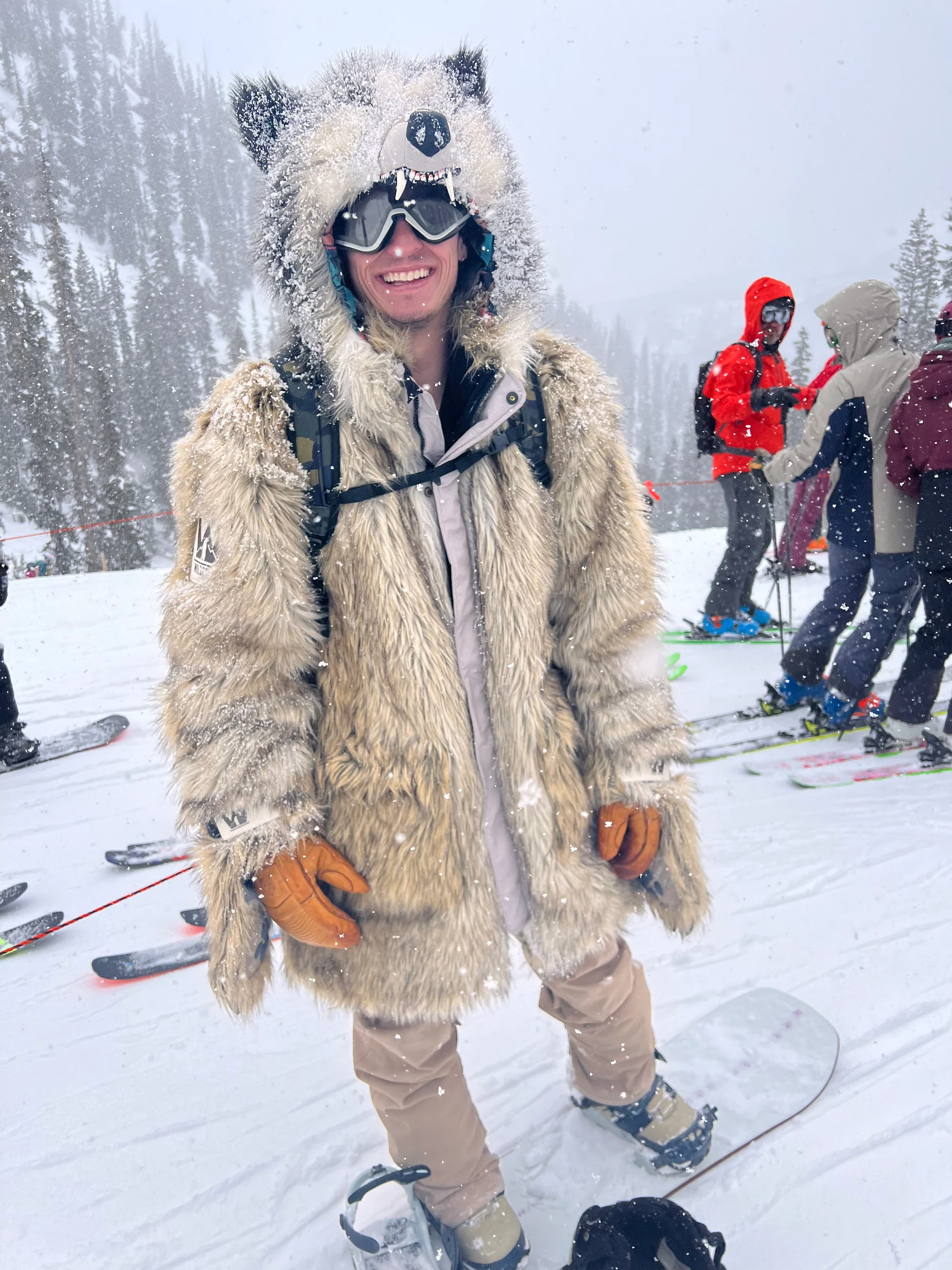 Wolf Hood Jacket for Men & Women