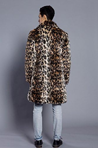 Animal print buffalo coat with hood