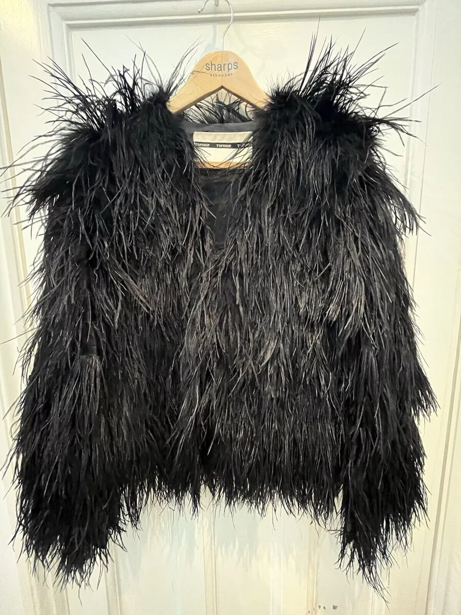 Feather-inspired eagle coat