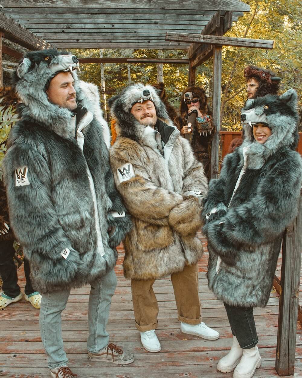 Timeline showing the evolution of Wildcoat designs over the years